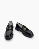 Horsebit-Bee-Embroidery-Platform-Leather-Chunky-Loafers