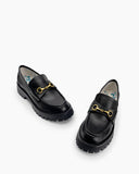 Horsebit-Bee-Embroidery-Platform-Leather-Chunky-Loafers