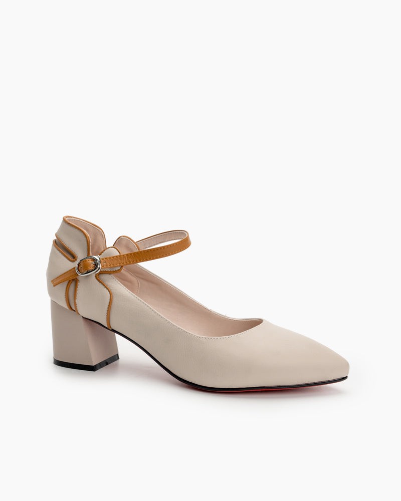 Pointed-Closed-Toe-Ankle-Strap-Chunky-Heel-Pump