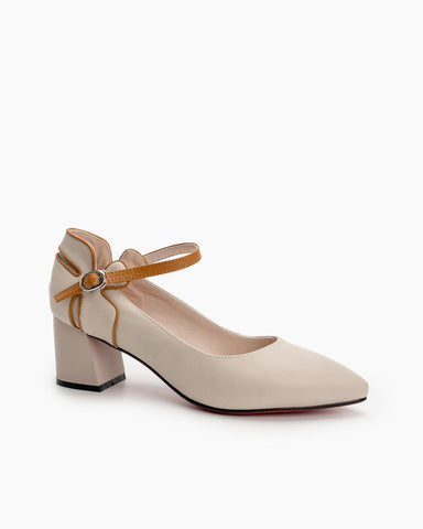 Pointed-Closed-Toe-Ankle-Strap-Chunky-Heel-Pump