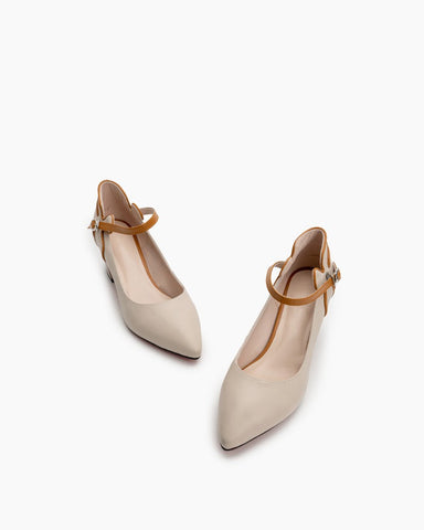 Pointed-Closed-Toe-Ankle-Strap-Chunky-Heel-Pump