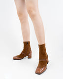 Elastic-Suede-Buckle-Strap-Embellishment-oxford-Ankle-Boots
