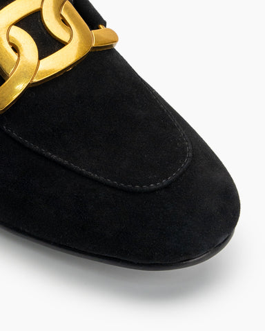 Metal-Decor-Fluffy-Warm-Loafers-Fur-Suede