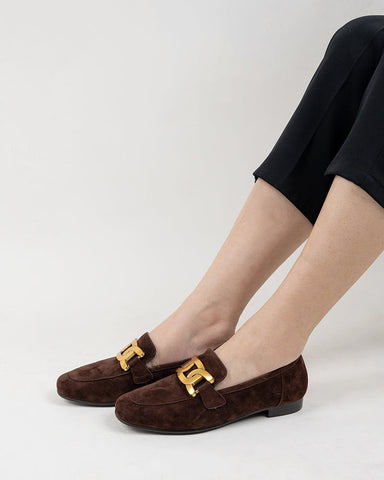 Metal-Decor-Fluffy-Warm-Loafers-Fur-Suede