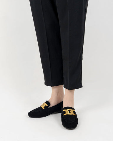 Metal-Decor-Fluffy-Warm-Loafers-Fur-Suede