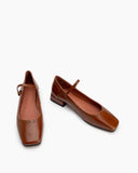 Mary-Janes-Square-Toe-Chunky-Heeled-Pumps-Loafers