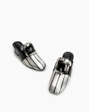 Metal-Buckle-Square-Toe-Chunky-Low-Heel-Mules-wedge