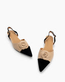 Pointed-Toe-Small-splicing-Colorblock-Floral-Decor-Slingback-Flat-Sandals