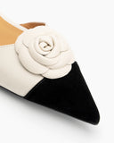 Pointed-Toe-Small-splicing-Colorblock-Floral-Decor-Slingback-Flat-Sandals