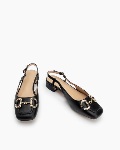 Elegant-Buckle-Square-Toe-Leather-Slingback-Sandals-Mules