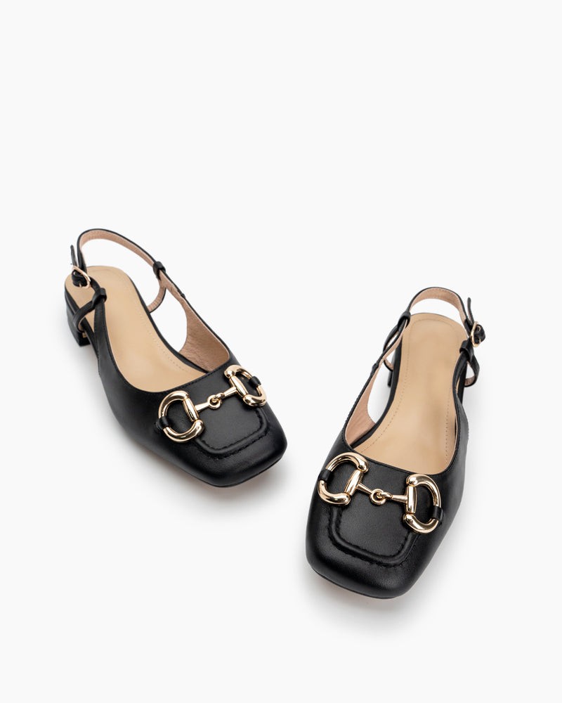 Elegant-Buckle-Square-Toe-Leather-Slingback-Sandals-Mules