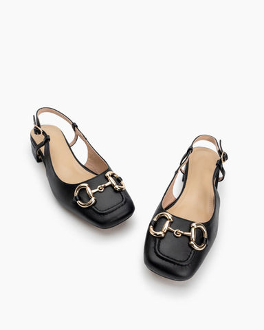 Elegant-Buckle-Square-Toe-Leather-Slingback-Sandals-Mules