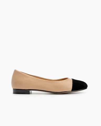 Round-Toe-Splicing-Faux-Suede-Flat-Loafers