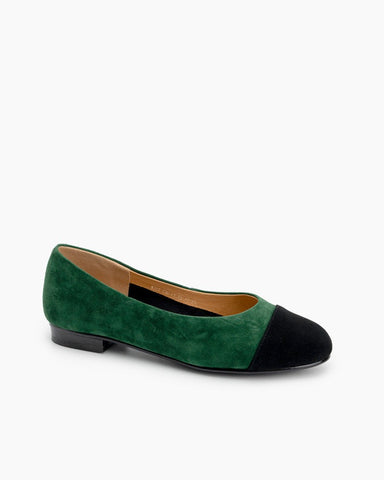 Round-Toe-Splicing-Faux-Suede-Flat-Loafers