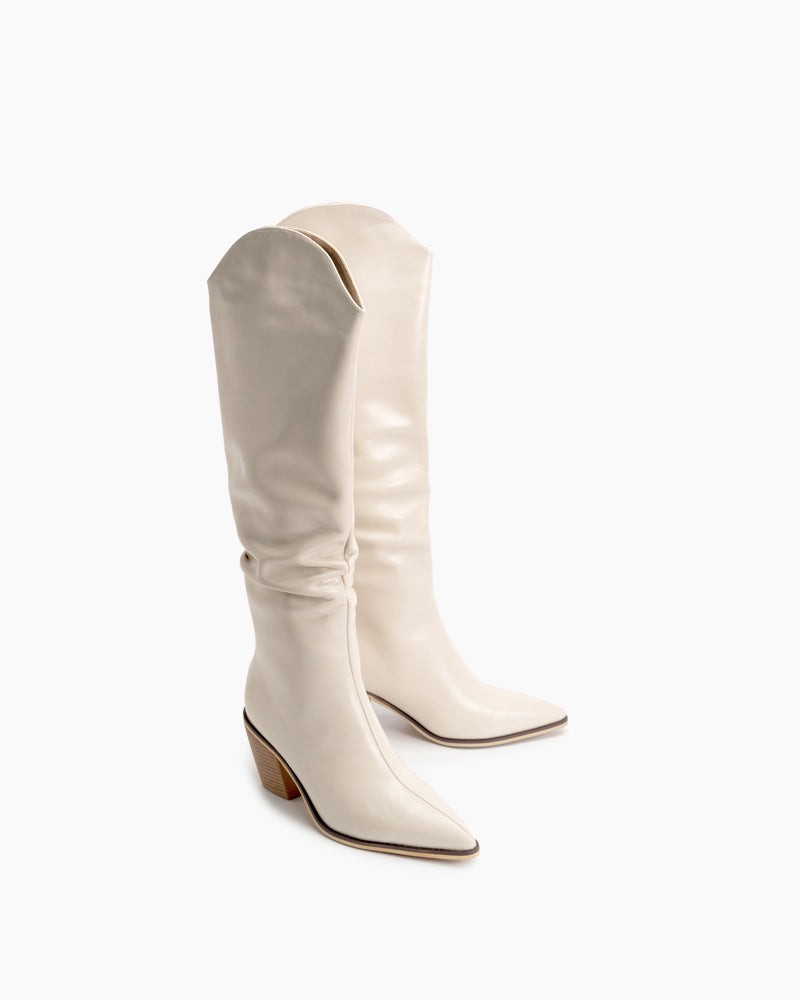 Leather-Knee-High-Chunky-Western-Boot