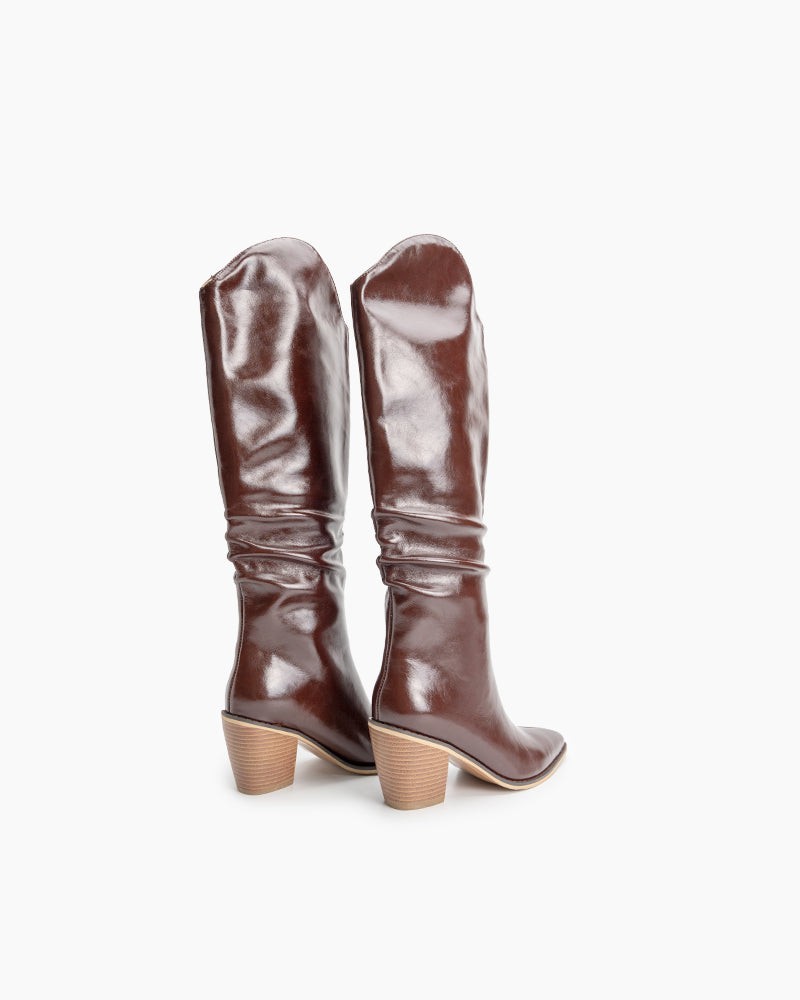 Leather-Knee-High-Chunky-Western-Boot