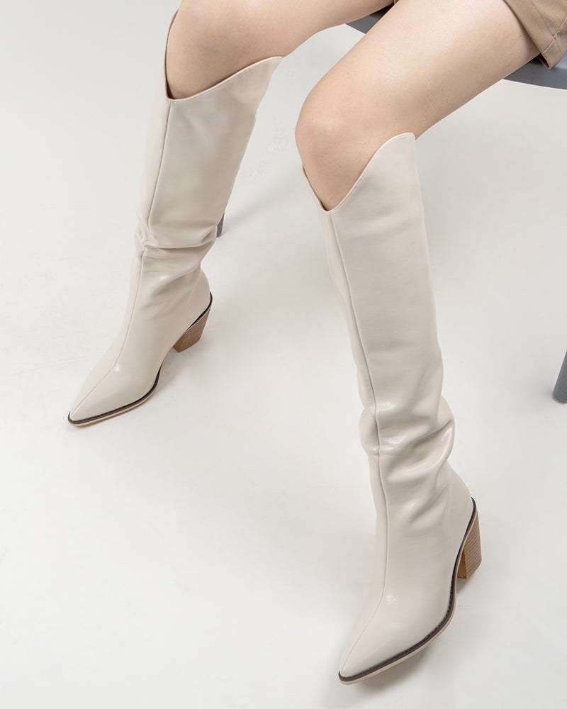 Leather-Knee-High-Chunky-Western-Boot