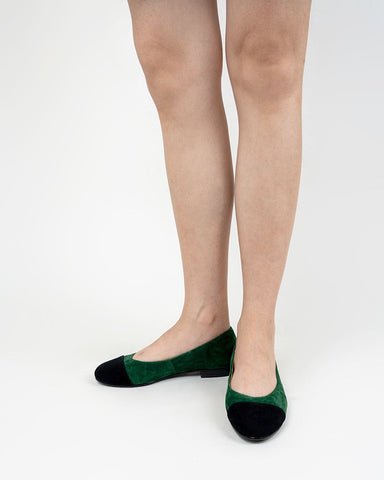 Round-Toe-Splicing-Faux-Suede-Flat-Loafers