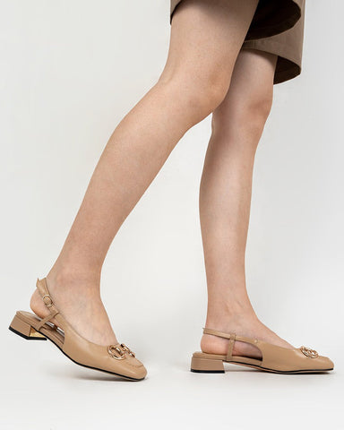 Elegant-Buckle-Square-Toe-Leather-Slingback-Sandals-Mules