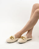 Metal-Chain-Fuzzy-Backless-Slip-on-Mules-Fur