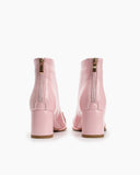 Chain-Decor-Chunky-Heeled-Patent-Leather-Ankle-Boots