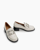 Rhinestones-Square-Buckle-Slip-on-Backless-Loafers