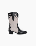 Western Pointed Toe Mid Calf Cowboy Boots