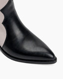 Western Pointed Toe Mid Calf Cowboy Boots