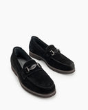 Luxury-Metal-Buckle-Slip-on-Suede-Loafers