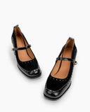 Mary-Jane-Ankle-Strap-Round-Toe-Mid-Heel-Pumps-Oxfords