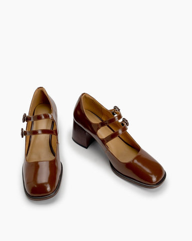 Mary-Jane-Block-High-Heel-Ankle-Strap-Pumps