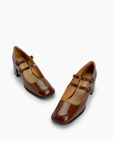 Mary-Jane-Block-High-Heel-Ankle-Strap-Pumps
