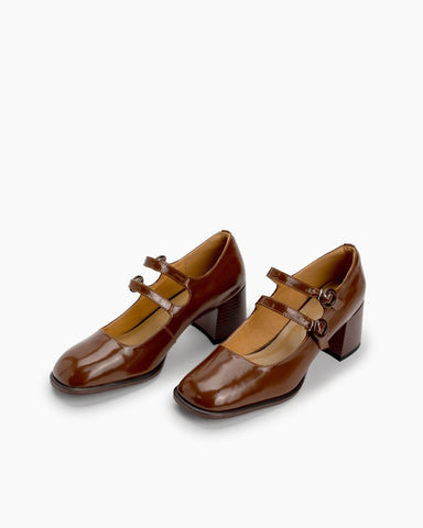 Mary-Jane-Block-High-Heel-Ankle-Strap-Pumps
