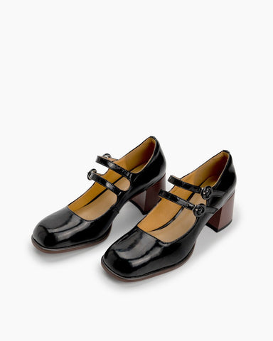 Mary-Jane-Block-High-Heel-Ankle-Strap-Pumps