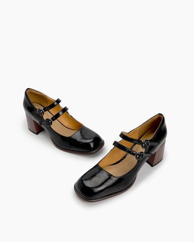 Mary-Jane-Block-High-Heel-Ankle-Strap-Pumps