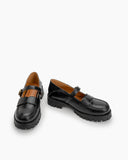 Buckle-Strap-Platform-Sewing-Flats-Heel-Round-Toe-Retro-Mary-Jane