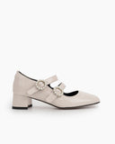 Double-Ankle-Strap-Mary-Jane-Square-Toe-Patent-Mid-Chunky-Heel-Pumps