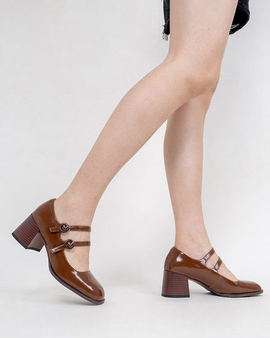 Mary-Jane-Block-High-Heel-Ankle-Strap-Pumps