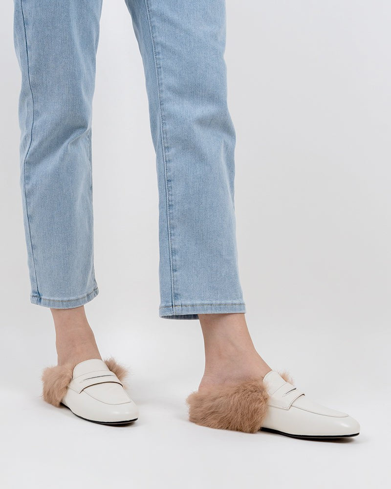 Round-Toe-Backless-Slip-on-Flat-fur-Mules