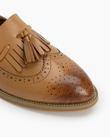 Pointed-Toe-Comfortable-Slip-On-Wingtip-Oxfords-Tassel-Leather-Loafers
