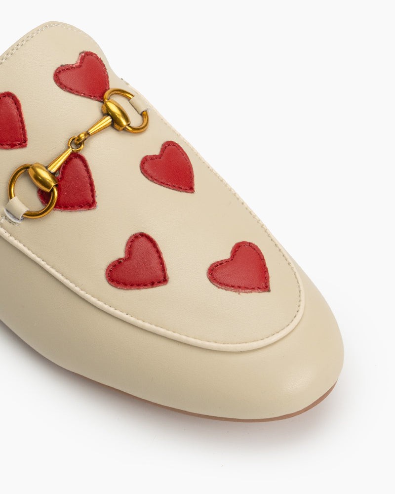 Horsebit-Classic-Metal-Buckle-Heart-Embroidered-Slip-On-Backless-flat-Mules