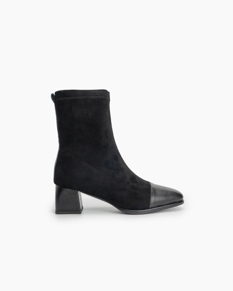 Chunky-High-Heel-Square-Toe-Ankle-Boots