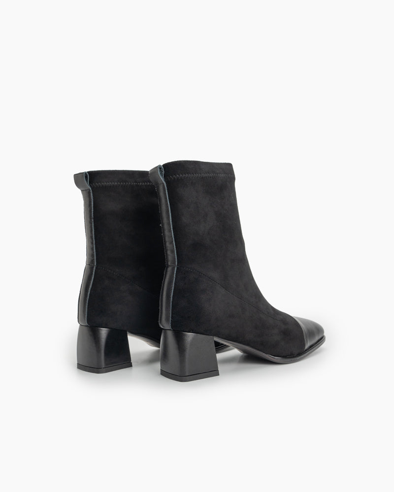 Chunky-High-Heel-Square-Toe-Ankle-Boots