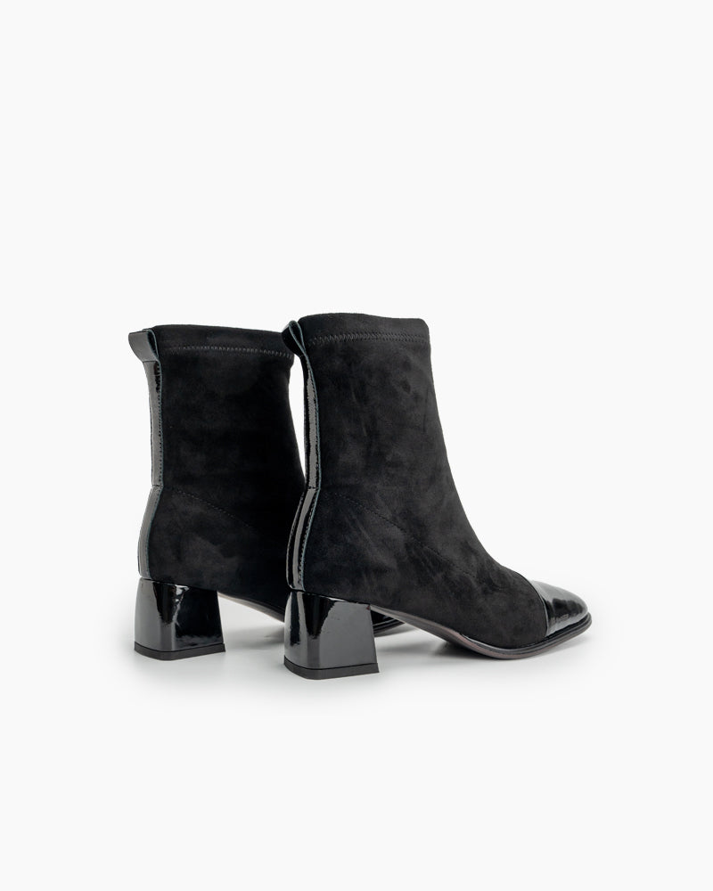 Chunky-High-Heel-Square-Toe-Ankle-Boots