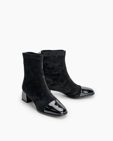 Chunky-High-Heel-Square-Toe-Ankle-Boots