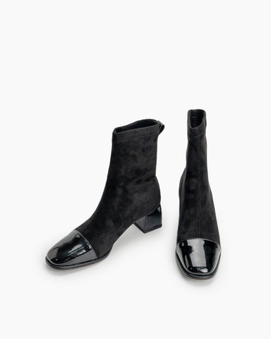 Chunky-High-Heel-Square-Toe-Ankle-Boots