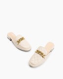 Braided-Embossed-Slides-Backless-Loafers-Flat-Mules