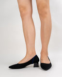 Contrast-Knit-Piping-Pointed-Toe-Ballet-Chunky-Heels
