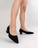 Contrast-Knit-Piping-Pointed-Toe-Ballet-Chunky-Heels