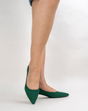 Contrast-Piping-Pointed-Toe-Ballet-Kitten-Heels